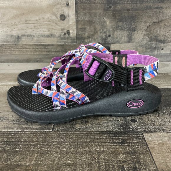 Chaco ZX/2 Classic Camper Purple Hiking Sandals - Picture 3 of 8
